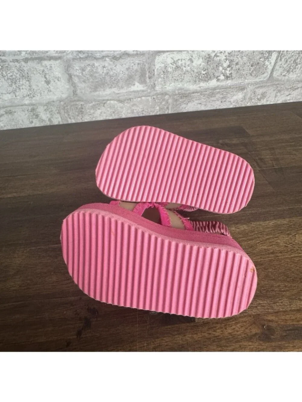 Vintage Blues Clues Baby Sandals Size 0-3 Months Nick Jr. Pink Foam 4870